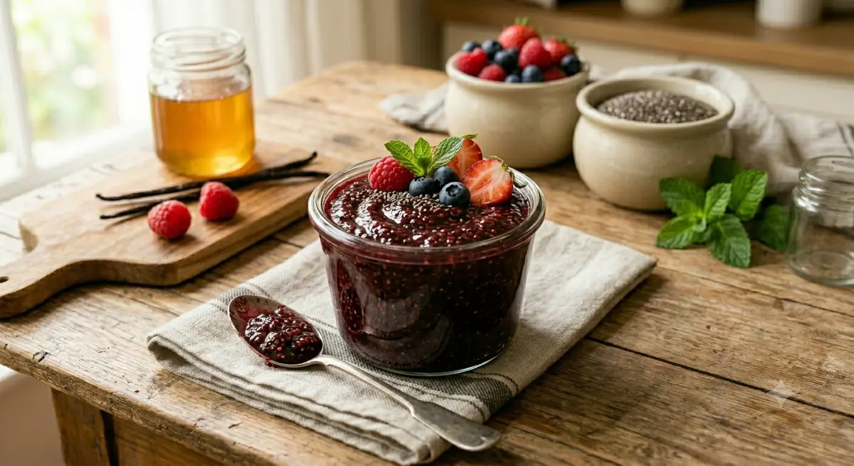 Easy Berry Chia Seed Jam